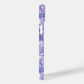 Coques Case-Mate iPhone Violette aquarelle fleurs lilas (Verso / Droite)