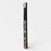 Coques Case-Mate iPhone Violette en fleurs - chien blanc de Westie (Dos/Gauche)