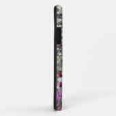 Coques Case-Mate iPhone Violette en fleurs - chien blanc de Westie (Dos/Droite)