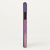 Coques Case-Mate iPhone Violette Princesse rose triple Parties scintillant (Dos/Droite)