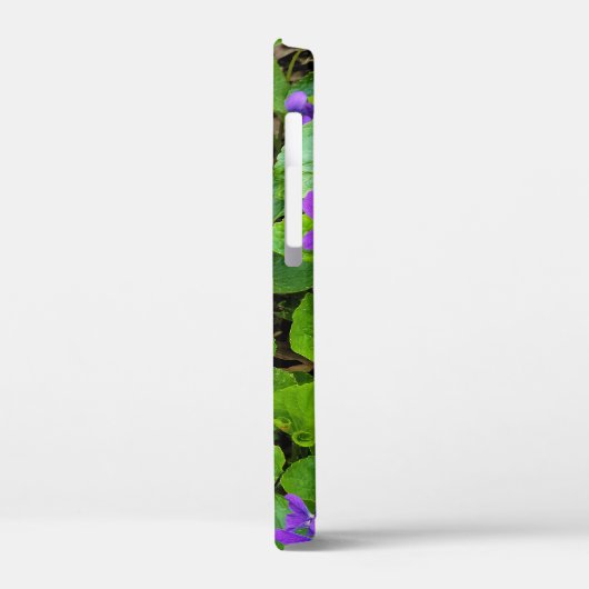 Coques Case-Mate iPhone Violettes de printemps (Verso / Gauche)