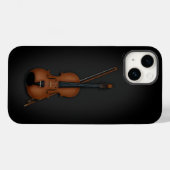 Coques Case-Mate iPhone Violon miniature et trompe-l'oeil (Verso (horizontal))
