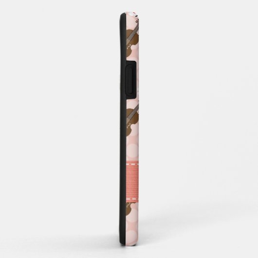 Coques Case-Mate iPhone Violon rose (Dos/Droite)