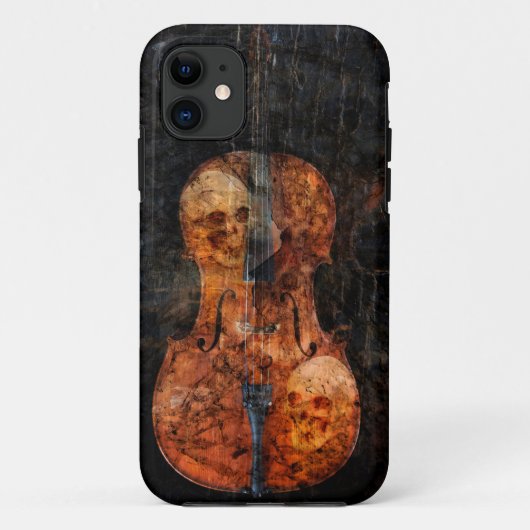 Coques Case-Mate iPhone Violoncelle foncé d'âme (Dos)