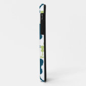 Coques Case-Mate iPhone Violons - Motif bleu et vert (Dos/Gauche)