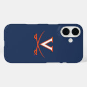 Coques Case-Mate iPhone Virginia Cavaliers V épées | Orange (Verso (horizontal))