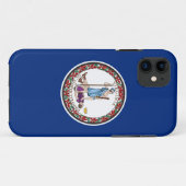 Coques Case-Mate iPhone Virginia State Seal, Le drapeau de l'état de Virgi (Dos (Horizontal))