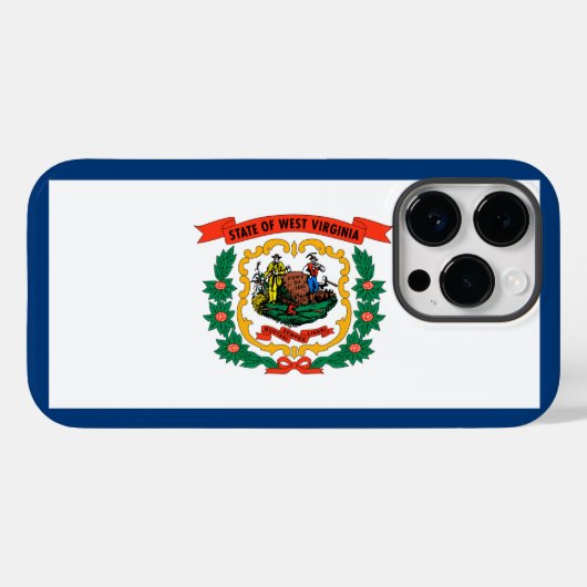 Coques Case-Mate iPhone Virginie-Occidentale (Verso (horizontal))