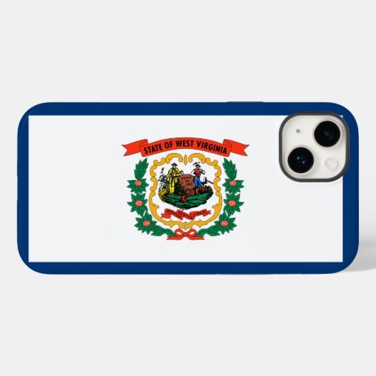 Coques Case-Mate iPhone Virginie-Occidentale (Verso (horizontal))