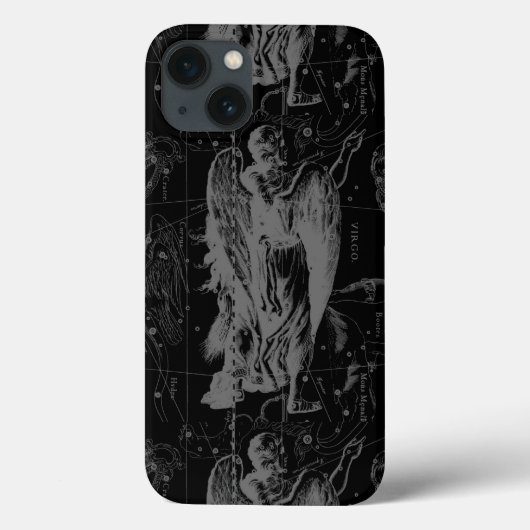 Coques Case-Mate iPhone Virgo Constellation Zodiac Map Hevelius 1690 (Verso)