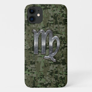 Coques Pour iPhone Virgo Zodiac Connexion Olive Digital Camo