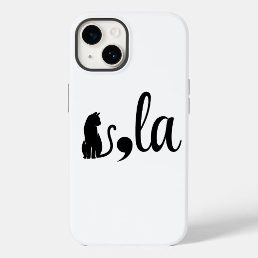 Coques Case-Mate iPhone Virgule La Kamala Harris - mère de chat pour Kamal (Verso)
