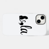 Coques Case-Mate iPhone Virgule La Kamala Harris - mère de chat pour Kamal (Verso (horizontal))