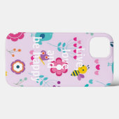 Coques Case-Mate iPhone Vis, aime et sois heureux (Verso (horizontal))