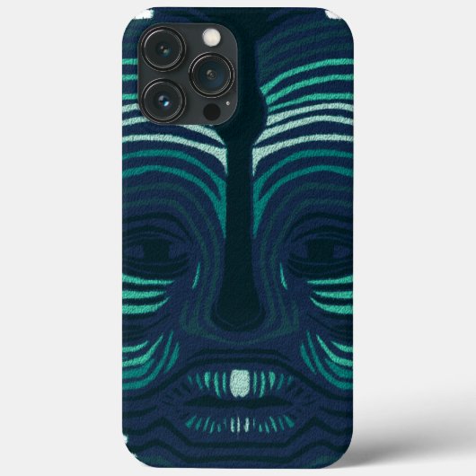 Coques Case-Mate iPhone Visage avec marques tribales (Verso)