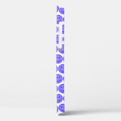 Coques Case-Mate iPhone Visage bleu souriant (Verso / Gauche)