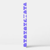 Coques Case-Mate iPhone Visage bleu souriant (Verso / Droite)