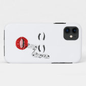 Coques Case-Mate iPhone Visage Chantant avec Notes de Musique, Cadeau pour (Dos (Horizontal))