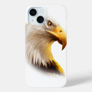 Coque Pour iPhone 15 Visage d'aigle 