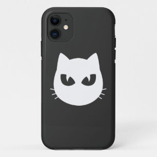 Case-Mate iPhone Case visage de chat blanc