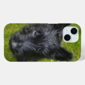 Coques Case-Mate iPhone Visage de chiot Scottie mignon (Verso (horizontal))
