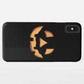 Coques Case-Mate iPhone Visage de citrouille pour Halloween (Dos (Horizontal))
