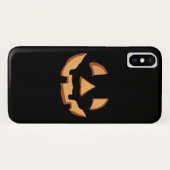 Coques Case-Mate iPhone Visage de citrouille pour Halloween (Dos (Horizontal))
