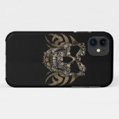 Coques Case-Mate iPhone Visage de crâne (Dos (Horizontal))