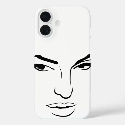 Coques Case-Mate iPhone Visage de Femme (Verso)