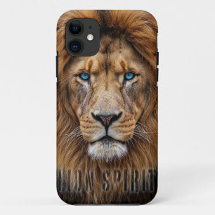 Case-Mate iPhone Case Visage de lion majestueux aux yeux bleus   Faune A