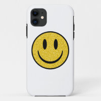 Visage de sourire parties scintillant