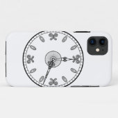 Coques Case-Mate iPhone Visage d'horloge (Dos (Horizontal))