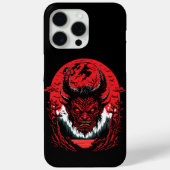 Coques Case-Mate iPhone Visage diabolique Satan | Design graphique de la t (Verso)
