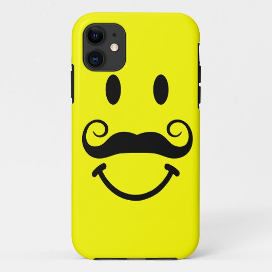 Coques Case-Mate iPhone Visage jaune avec le cas de l'iPhone 5 de (Dos)