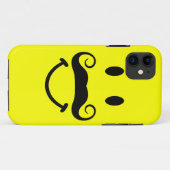 Coques Case-Mate iPhone Visage jaune avec le cas de l'iPhone 5 de (Dos (Horizontal))