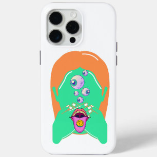 Coque iPhone 15 Pro Max visage monstre