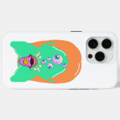 Coques Case-Mate iPhone visage monstre (Verso (horizontal))