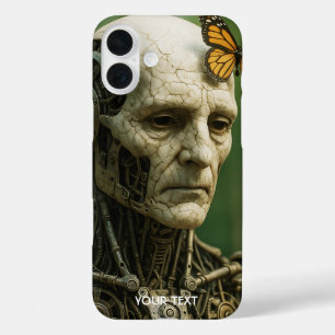 Coques iPhone 16 Plus Visage Papillon Surréalisme Mignon Fantastique