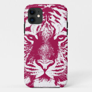 Etui iPhone Case-Mate Visage rouge et blanc de tigre