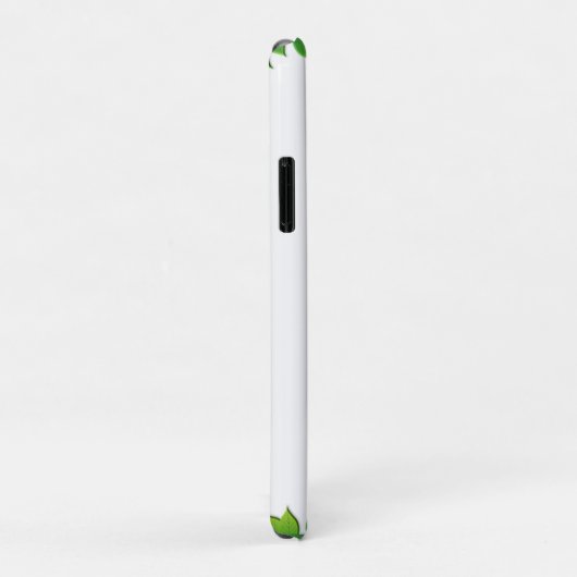 Coques Case-Mate iPhone Visage sauvage de tigre sur blanc (Dos/Droite)