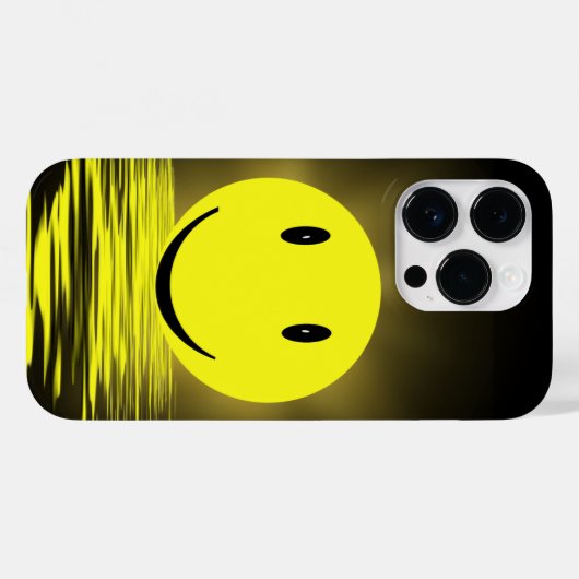 Coques Case-Mate iPhone Visage Soleil Dans L'Eau Ondes (Verso (horizontal))