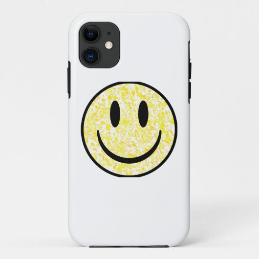 Coques Case-Mate iPhone Visage souriant éclaboussé (Dos)