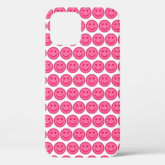 Coques Case-Mate iPhone Visage souriant rouge (Verso)