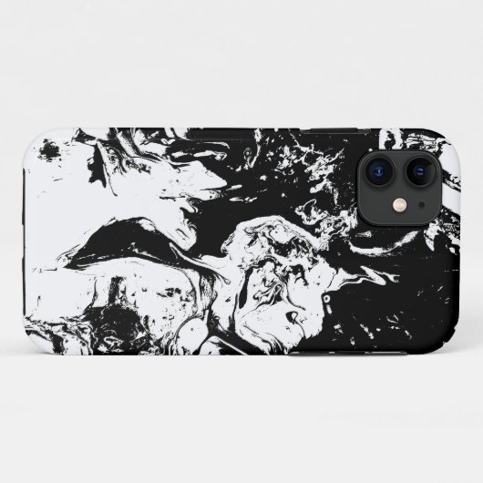 Coques Case-Mate iPhone Visages Abstraits Art incident (Dos (Horizontal))