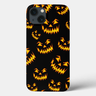 iPhone 13 Coque Visages d'Halloween effrayants