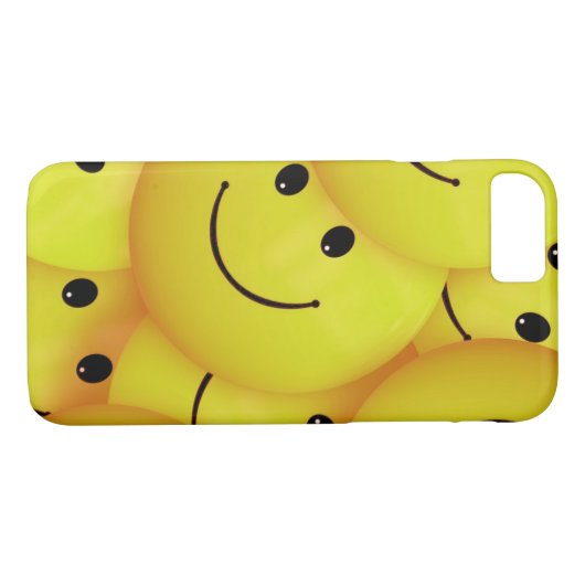 Coques Case-Mate iPhone Visages jaunes (Dos (Horizontal))