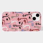 Coques Case-Mate iPhone Visages monochromes (Verso (horizontal))