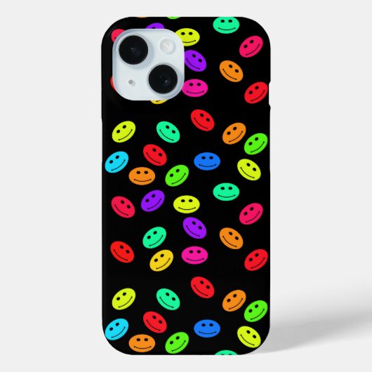 Coques Case-Mate iPhone Visages Rainbow Smile (Verso)