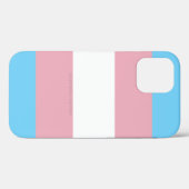 Coques Case-Mate iPhone Visibilité du drapeau de fierté transgenre de Slip (Verso (horizontal))