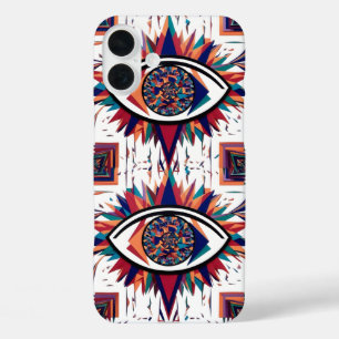 Coques iPhone 16 Plus Vision géométrique des yeux Abstraits - Moderne